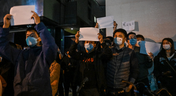 Protestas en China por ley 'cerocovid'