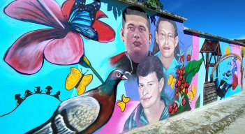 Mural de paz en Chinácota
