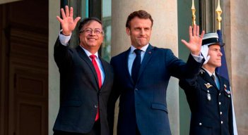 Entre los temas de conversación de los presidentes colombiano y francés, el asunto de Venezuela ocupa un lugar importante. 