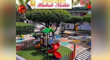Parques concursan para ganar alumbrado navideño en Los Patios./Foto: cortesía