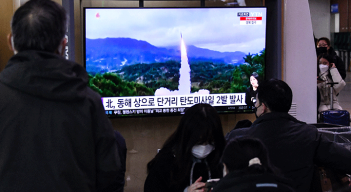 Prueba de misil balísticos en Corea del Norte