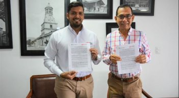 Unisimón y Cámara de Comercio de Cúcuta articulan esfuerzos en pro de la formación superior. / Foto: Cortesía / La Opinión