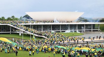 Bolsonaristas en Brasil