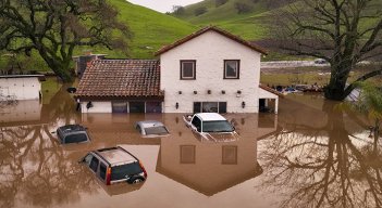 Diluvio en California deja 14 muertos y evacuan la ciudad del príncipe Enrique./Foto: AFP