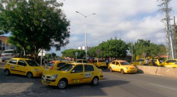 Taxis bloqueos