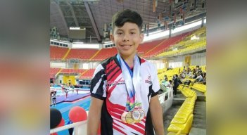 El gimnasta Ángel Gabriel Delgado se llevó sus triunfos a la eternidad  