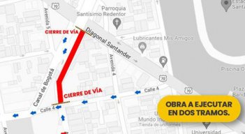 Vías cerradas en Cúcuta
