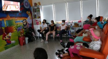 En el Hospital Universitario Erasmo Meoz los niños con diagnóstico de cáncer tuvieron un día feliz./Foto cortesía 