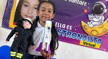 Hellen Gisell Flórez,  la niña de Toledo que viajará a la NASA