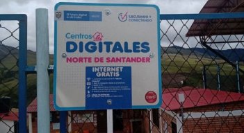 Los 40 municipios de Norte de Santander cuentan con Centros Digitales. Tibú es hasta el momento el que más tiene con 46 puntos, uno ubicado en el Batallón de Ingenieros de Combate N° 30./Fotos: Cortesía / La Opinión 