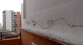 Edificios afectados en Santander. Foto: Vanguardia 
