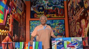 El pintor Ulacio Sandoval, toda una vida entre signos y colores 