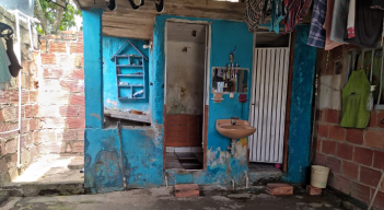 Mal estado de las viviendas en el barrio Buenos Aires