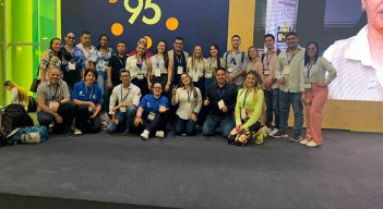 Este es parte del grupo de empresarios de Norte de Santander que participó en la Macrorrueda 95 de las Regiones, en Barranquilla. Foto Cortesía