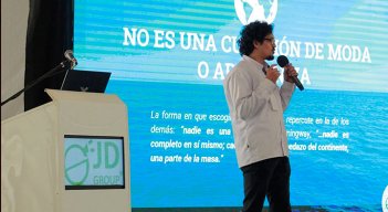 Karlomagno Lugo, de JD Group, empresa organizadora. Foto Cortesía