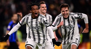 Juan Guillermo Cuadrado regresó al gol con la Juventus en la Copa de Italia.