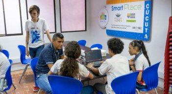 A los Smart Places acuden estudiantes, campeinos, emprendedores, niños, jóvenes y hasta adultos mayores./Foto cortesía