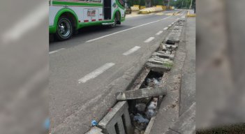 Sistema pluvial de la avenida Demetrio Mendoza entró en ruina