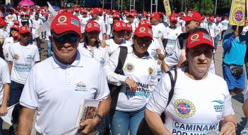 Marcha del CTC en Cúcuta. Foto La Opinión