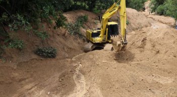 Gestión del Riesgo prohibió el movimiento de tierra para la construcción/Foto cortesía