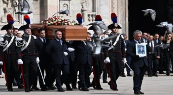Sepelio-Berlusconi. / Foto: AFP