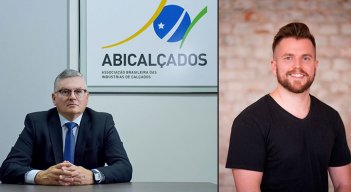 Haroldo Ferreira, presidente ejecutivo de la Asociación Brasileña das Industrias de Calzado (Abicalçados), y  Cristian Schlindwein, gestor de Proyectos de Abicalçados. / Foto: Cortesía