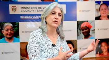 Ministra de Vivienda, Catalina Velasco. / Foto: Cortesía