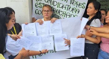 Protesta de contratistas Villa del Rosario