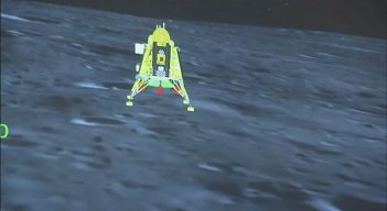 India descendió una nave en la Luna