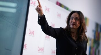 El PIB de Colombia en el primer semestre creció 1,7%, según la directora del DANE, Piedad Urdinola. / Foto: Colprensa