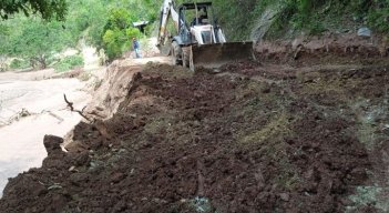 Trabajos de remoción de tierra en El Tarrita/Foto cortesía