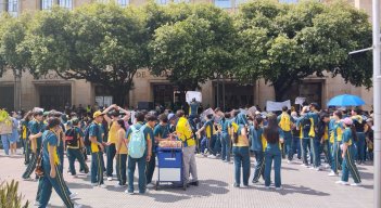 El total de estudiantes de la institución educativa oscila entre 2.500