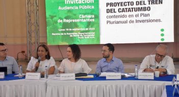 Audiencia pública para socializar proyecto del tren del Catatumbo/Foto cortesía Juan Pablo Bayona/La Opinión