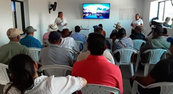 En la jornada, se adelantó una sesión práctica de socialización de la misión del ICA./ Foto Cortesía