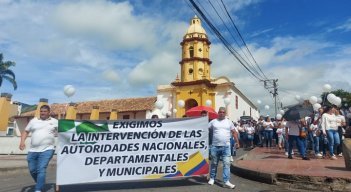 Los comerciantes de la región están cansados con el secuestro y las extorsiones./ Foto: Cortesía