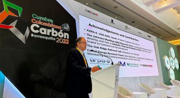 Uno de los conferencistas invitados a la Cumbre del Carbón fue Michael Karmis, asesor del gobierno de EE.UU. en la industria minera./Foto Cortesía