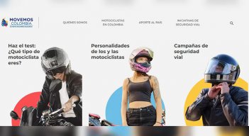 El portal tiene contenido para que los y las motociclistas del país se sientan identificados. / Foto: Cortesía