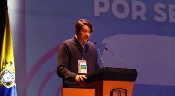 Tomas Antolinez partició en la Conferencia Regional de Jóvenes para América Latina y el Caribe.  Foto: Cortesía