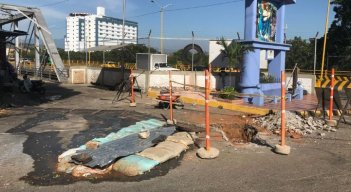 El contrato estuvo a cargo de la empresa Transivic. / Foto: Nicolás Mojica. 