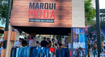 La empresa Marquimoda fue una de las dos expositoras en Colombiatex 2024./Foto Cortesía