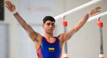 Ángel Barajas, Copa Mundo de gimnasia 2024. 