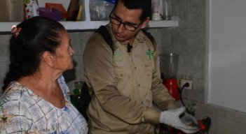 Hasta el momento, ya van más de 200 casas que han recibido la visita de la brigada. / Foto: Cortesía