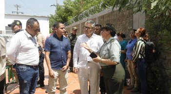 Ministro de Justicia, Néstor Osuna visitó Cúcuta para verificar el problema de hacinamiento en las estaciones/Foto cortesía