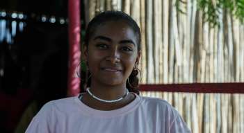 Rostro de mujer tiene la migración venezolana 