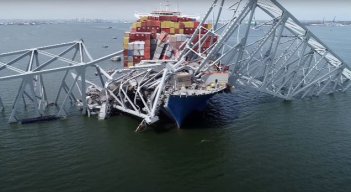 Derrumbe en puente de Baltimore, Estados Unidos.