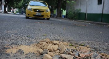 La calle ha sido cerrada en dos oportunidades por el mal estado./ Foto: Carlos Ramírez.