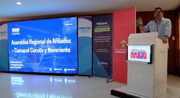 Durante su visita a Cúcuta, para participar en la Asamblea de Camacol Norte de Santander, el presidente del gremio, Guillermo Herrera, confirmó que las ventas de vivienda cumplieron en febrero 20 meses de disminución continua. / Foto: Cortesía