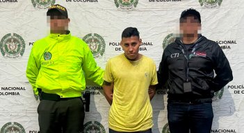 Omar Durán fue capturado en Valle de San José, de Santander.