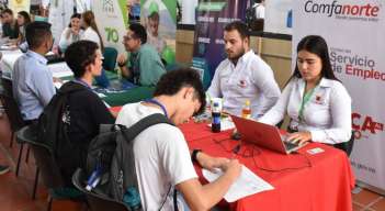Feria de Empleabilidad de la Unisimón. / Foto: Cortesía / La Opinión 