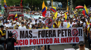 Marcha contra Petro en Cúcuta